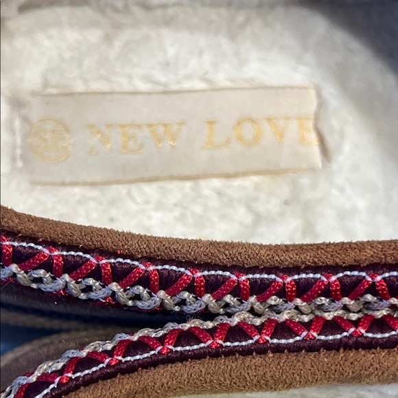 NEW LOVE Tan Platform Mules Size 9.5 - Picture 2 of 13